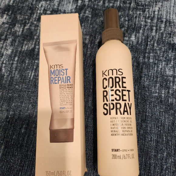 - Salon-Grade KMS Set – Spray + Primer to Restore & Style Hair - NWT - Picture 4 of 4